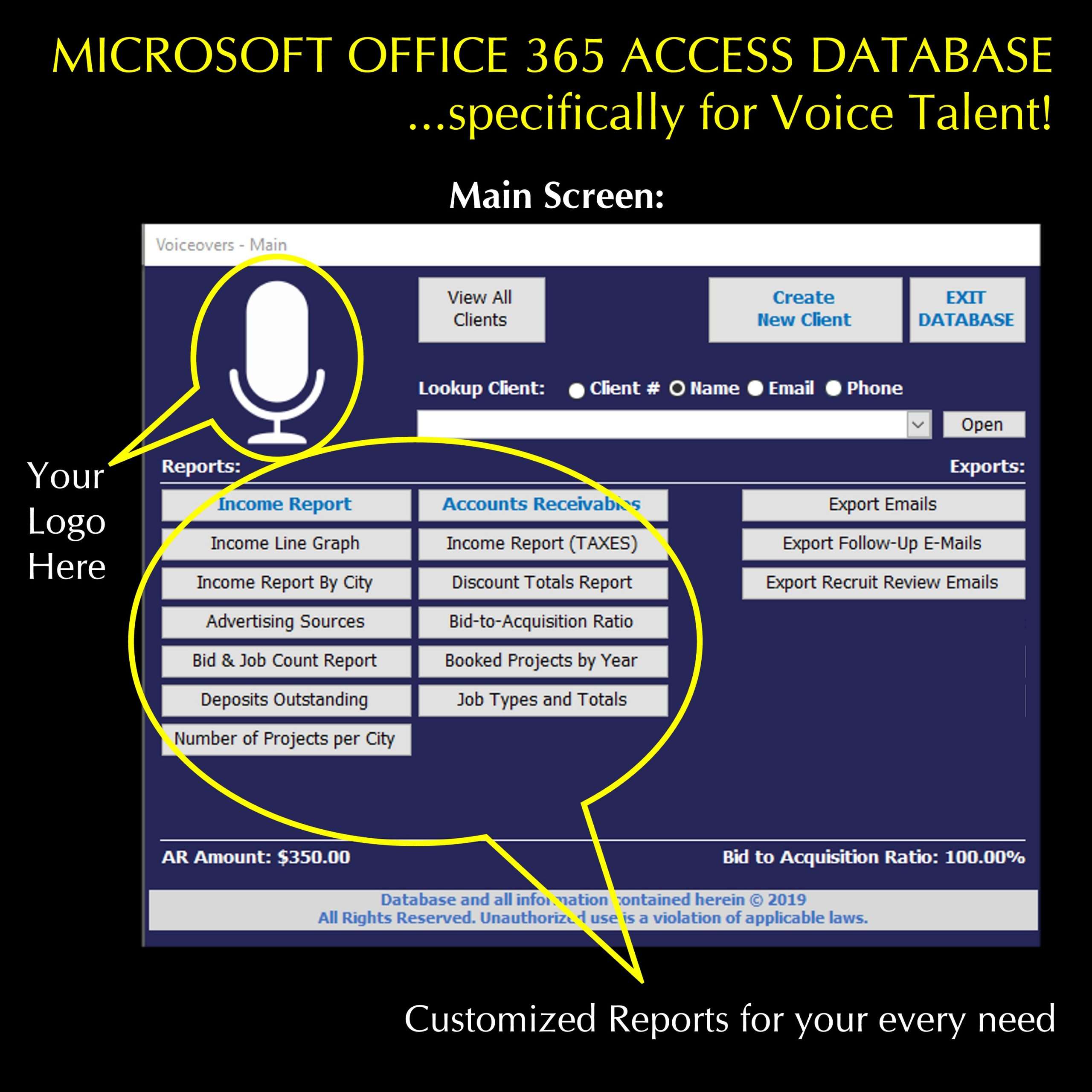 FirstVoiceData 01 - Main Window