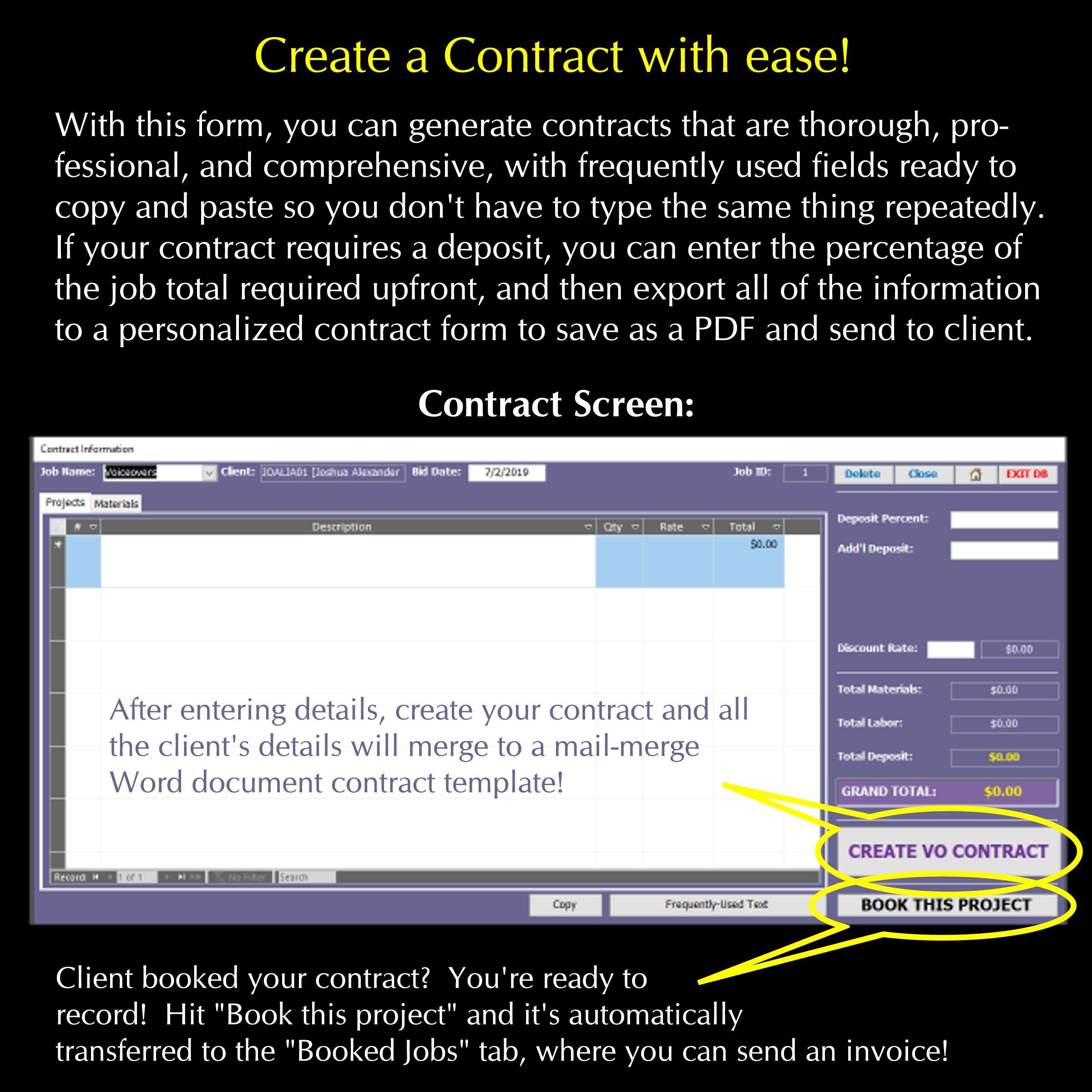 FirstVoiceData 03 - Creating a Contract